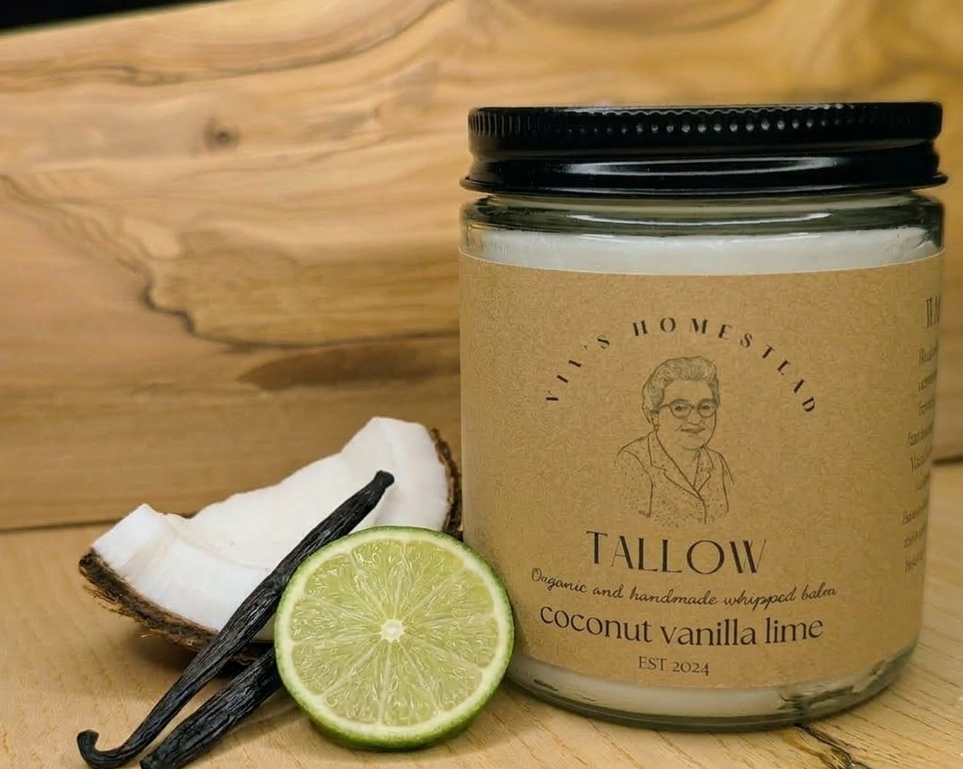 Coconut Vanilla with a hint of Lime Whipped Tallow