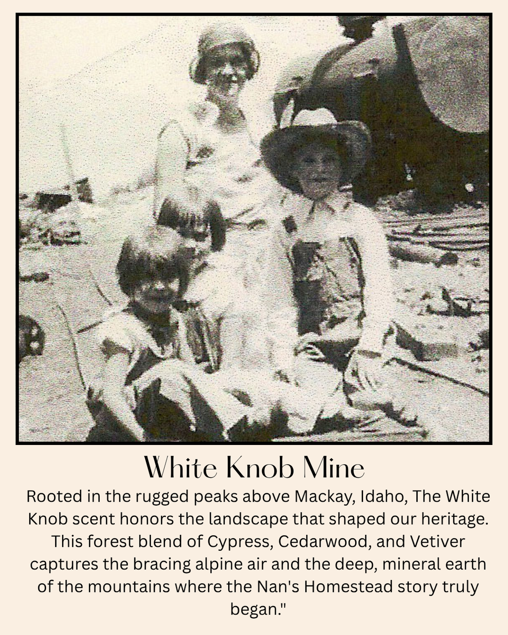 White Knob Mine Soap