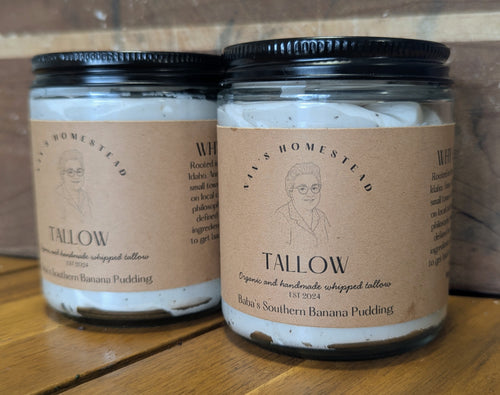 Baba's Southern Banana Pudding Whipped tallow